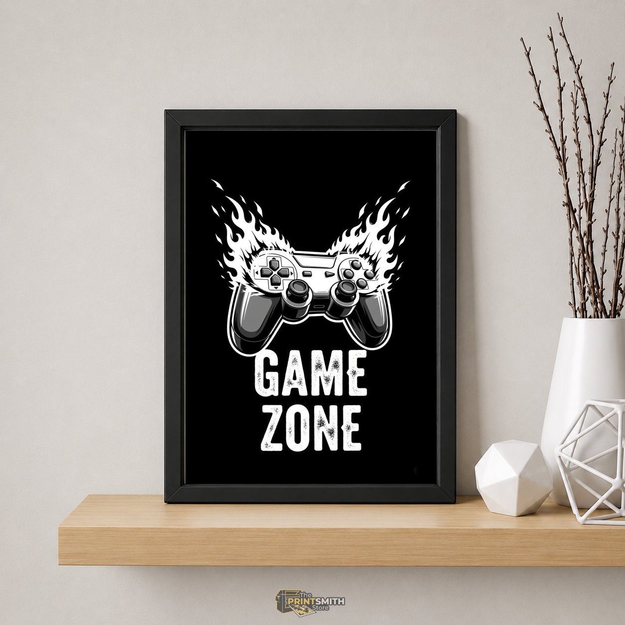 Game Zone T-Shirt — Framed Print view 5
